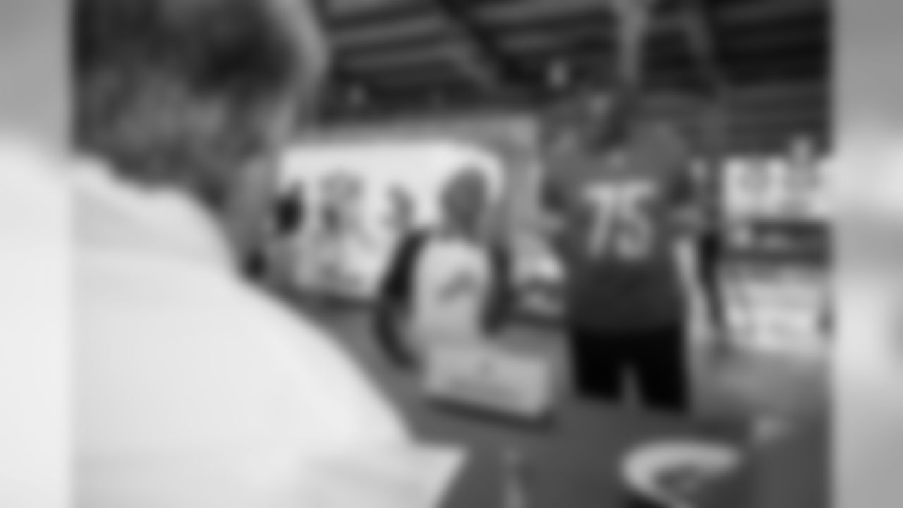 Detroit Lions cooking competition at Eastern Market on Tuesday, Sept. 25, 2018 in Detroit. (Detroit Lions via AP).
