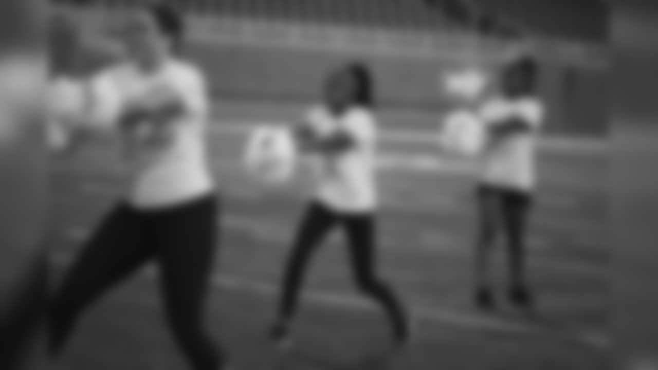 Participants at the 2019 spring junior cheer clinic on Sunday, March 17, 2019 in Detroit.