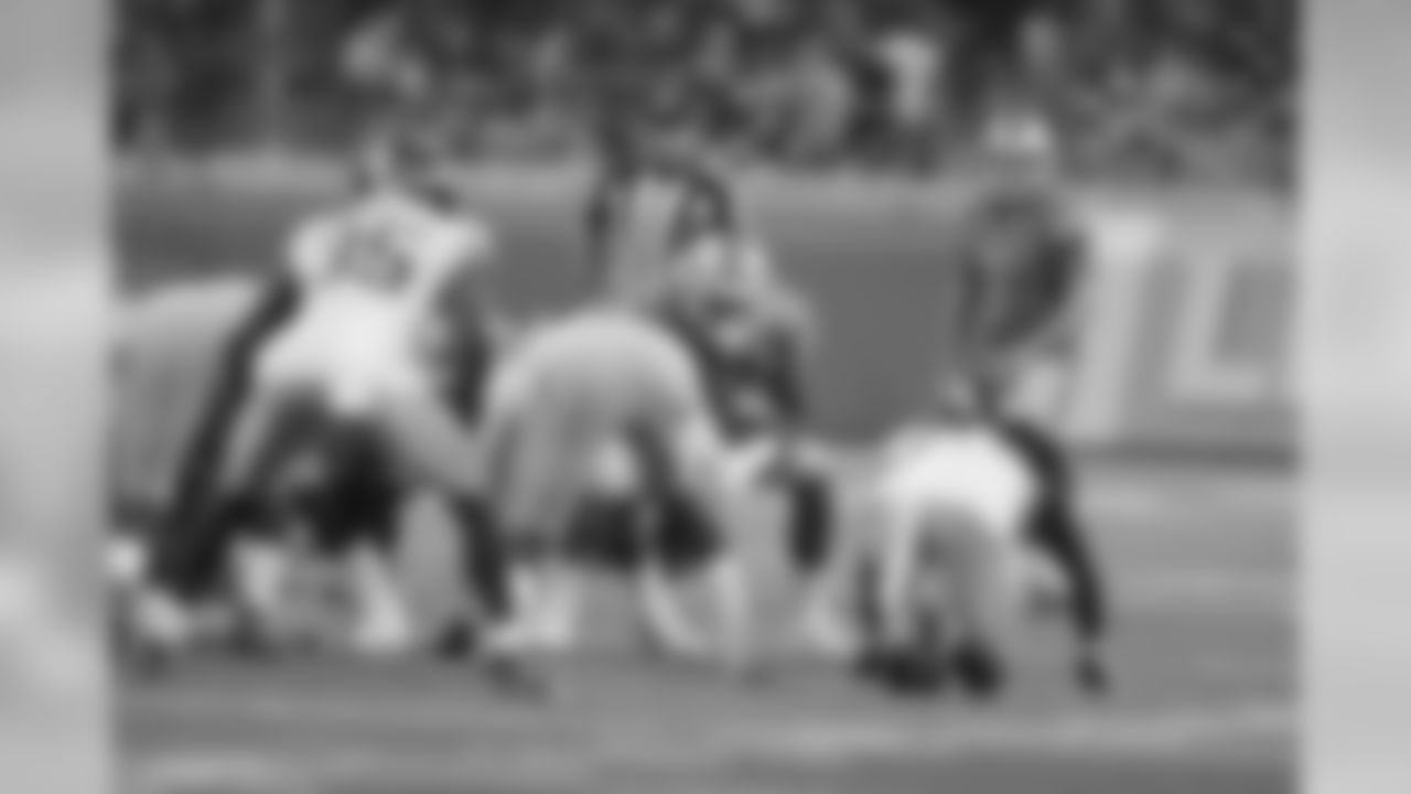 Detroit Lions kicker Matt Prater (5) during a NFL football game against the New York Giants on Friday, Aug. 17, 2018 in Detroit. (Detroit Lions via AP).