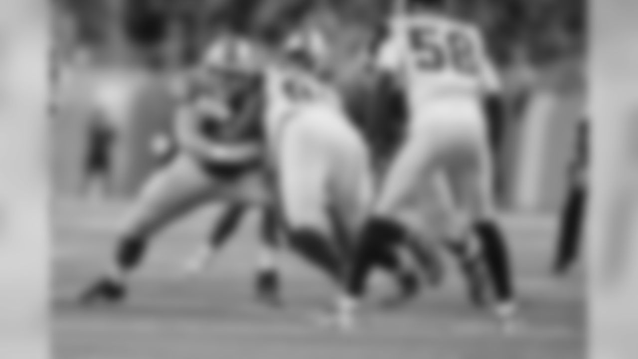 Detroit Lions center/guard Graham Glasgow (60) during a NFL football game against the Los Angeles Rams on Sunday, Dec. 2, 2018 in Detroit. (Detroit Lions via AP).