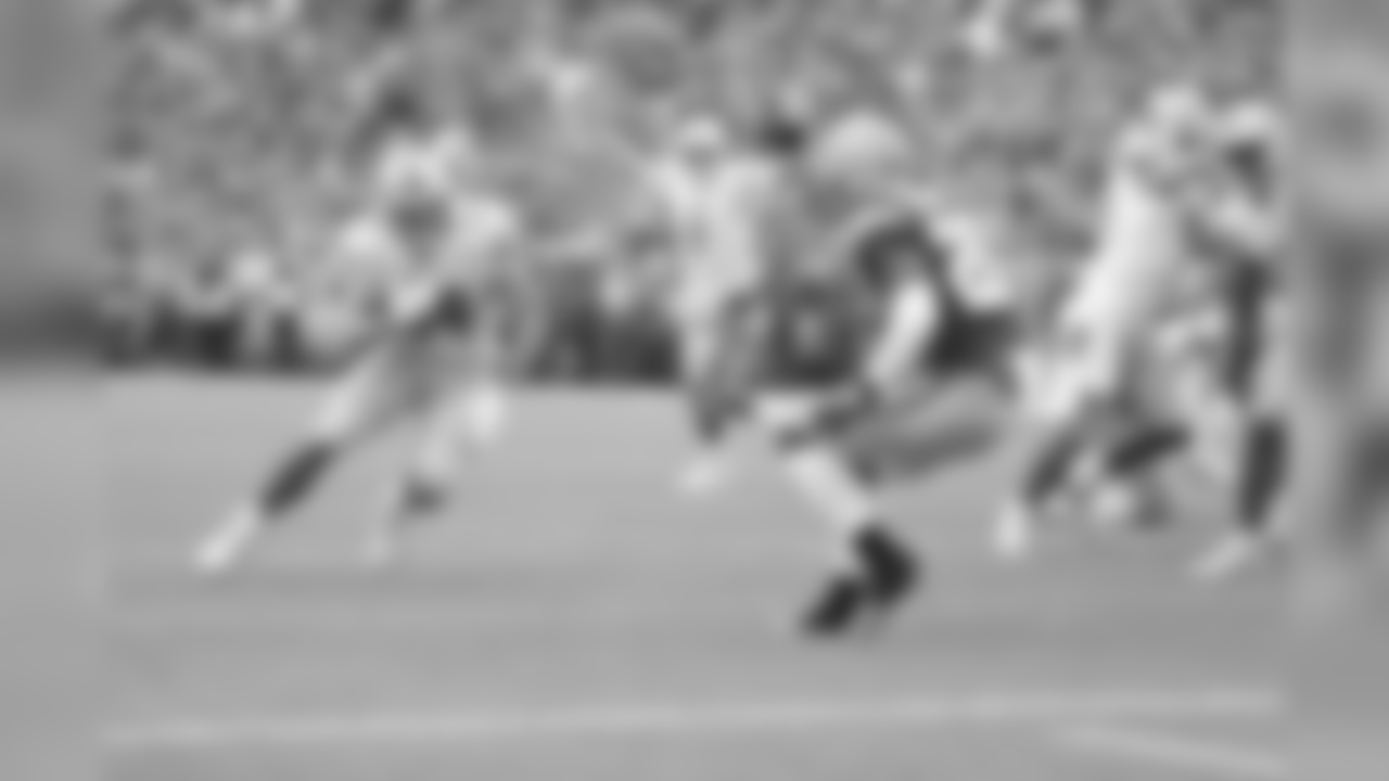 Detroit Lions running back Zach Zenner (34) during a NFL football game against the Green Bay Packers on Sunday, Dec. 30, 2018 in Green Bay, Wisc. (Detroit Lions via AP).