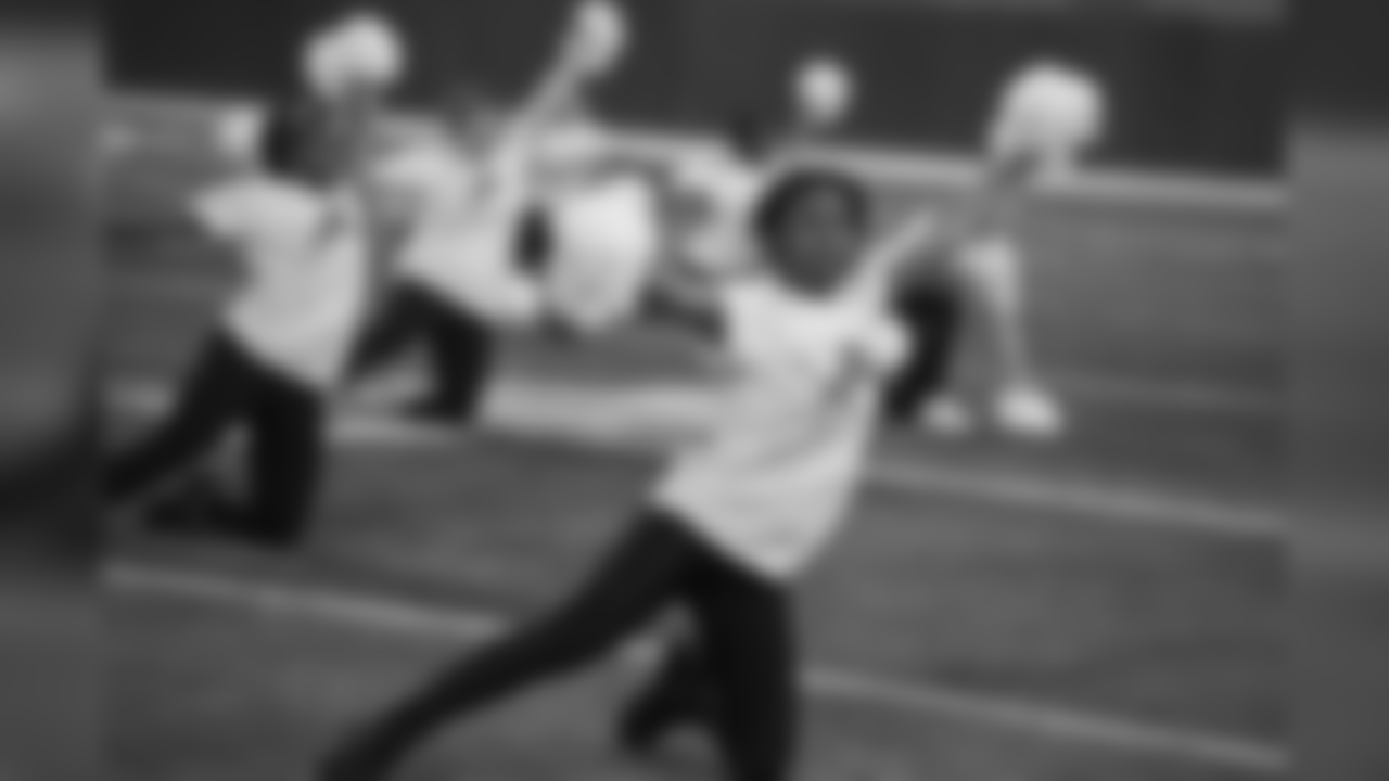 Participants at the 2019 spring junior cheer clinic on Sunday, March 17, 2019 in Detroit.