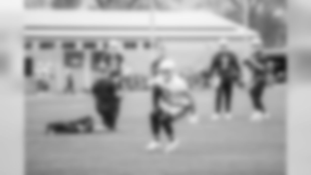 Detroit Lions wide receiver Danny Amendola (12) runs a route during Day 1 of OTAs on Monday, May 20, 2019 in Allen Park, Mich. (Detroit Lions via AP)