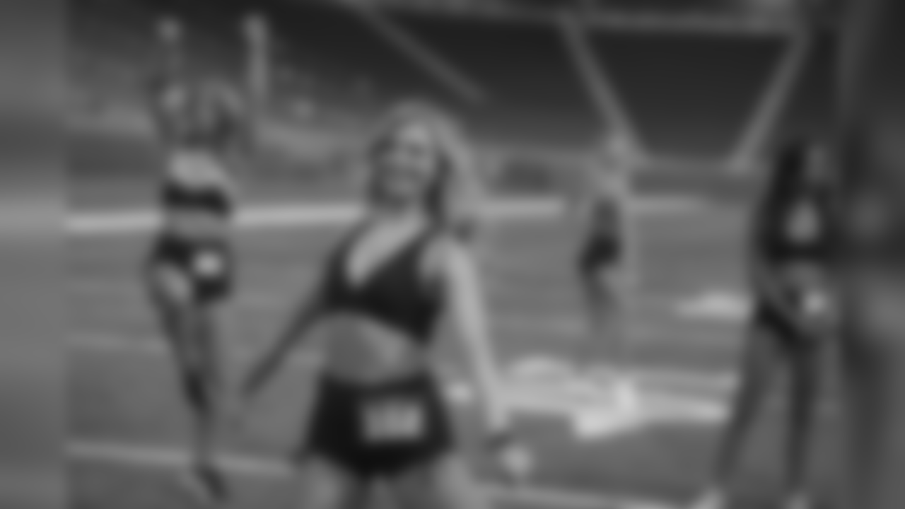 Participants take part in Day 2 of Detroit Lions Cheerleader auditions on Monday, March 25, 2019 in Detroit.