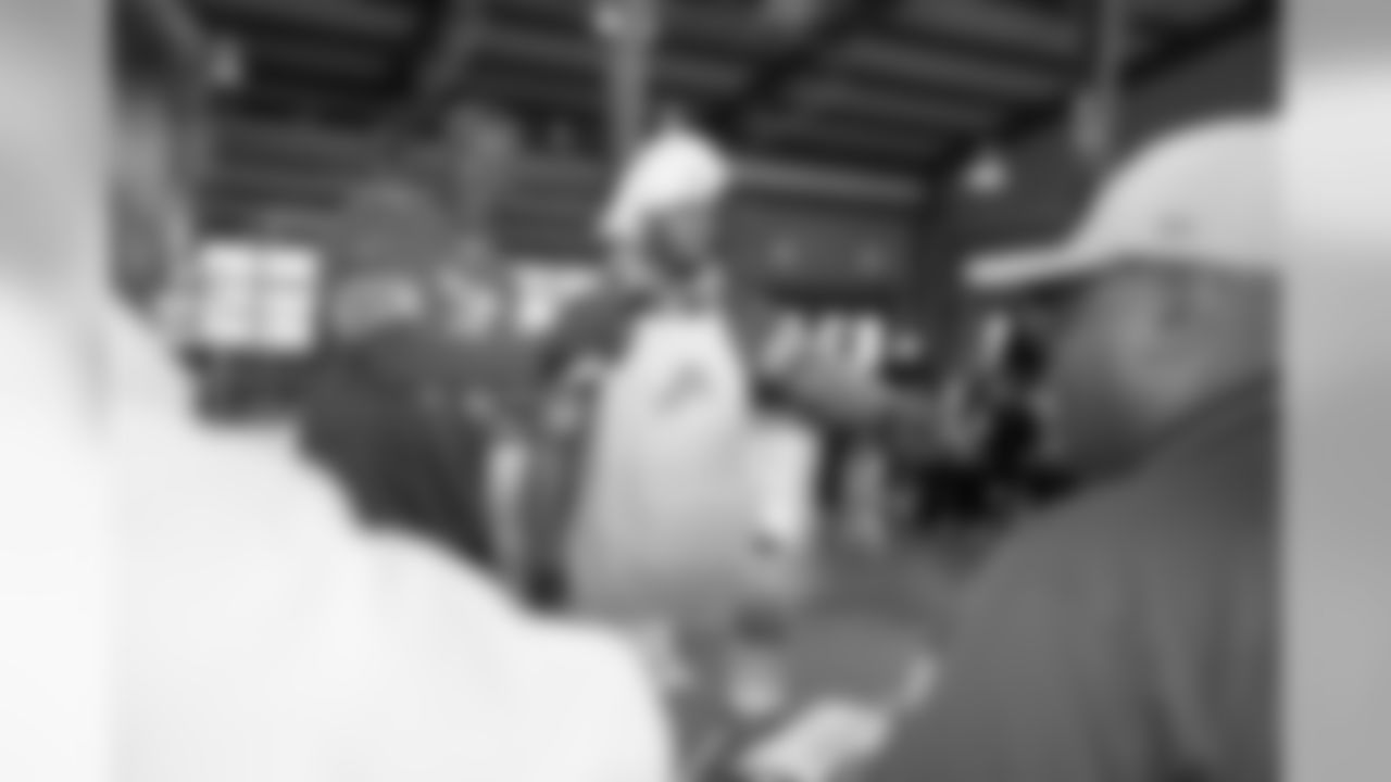 Detroit Lions cooking competition at Eastern Market on Tuesday, Sept. 25, 2018 in Detroit. (Detroit Lions via AP).