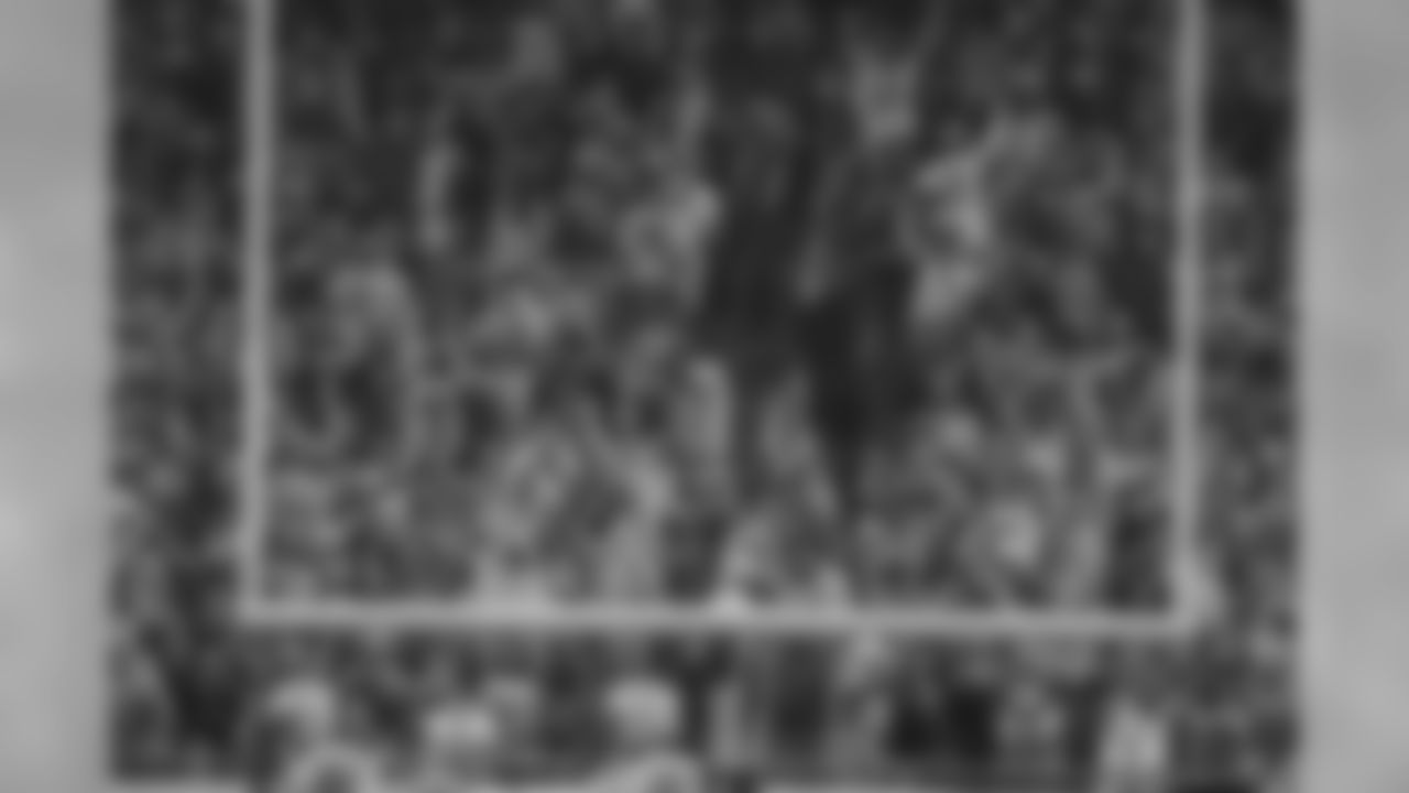Detroit Lions fans react to a missed field goal during a NFL football game against the Green Bay Packers on Sunday, Oct. 7, 2018 in Detroit.