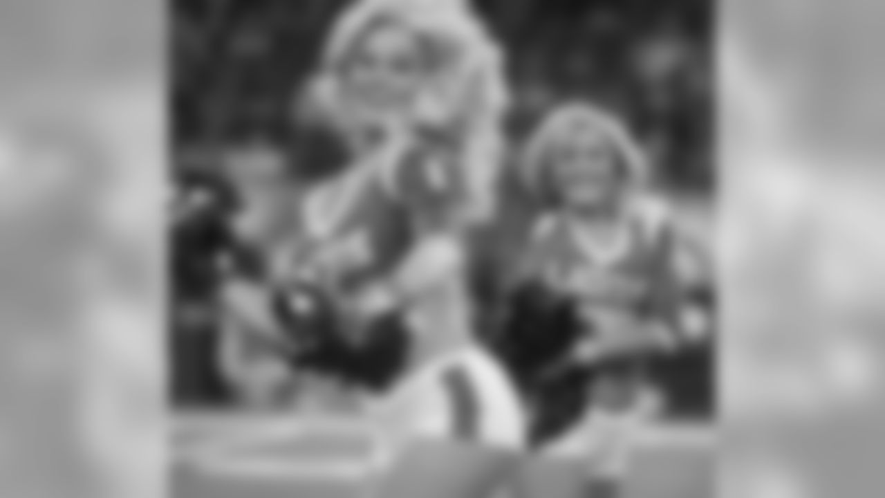 Detroit Lions cheerleaders perform during a NFL football game against the Minnesota Vikings on Sunday, Dec. 23, 2018 in Detroit. (Detroit Lions via AP).