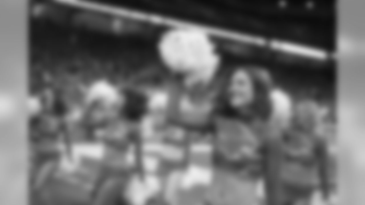 Detroit Lions Cheerleaders during a NFL football game against the Seattle Seahawks on Sunday, Oct. 28, 2018 in Detroit.