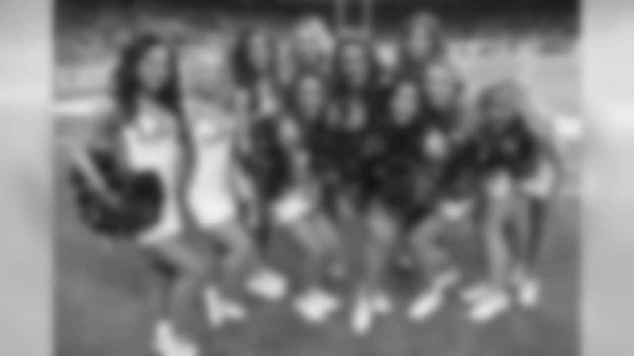 Detroit Lions cheerleaders perform during a NFL football game against the Minnesota Vikings on Sunday, Dec. 23, 2018 in Detroit. (Detroit Lions via AP).