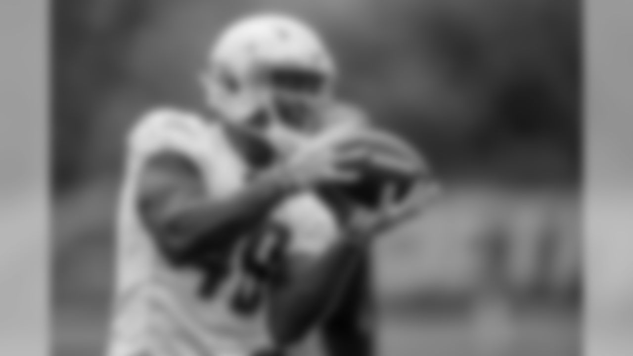 Detroit Lions running back Mark Thompson (49) during Day 2 of minicamp on Wednesday, June 5, 2019 in Allen Park, Mich. (Detroit Lions via AP)
