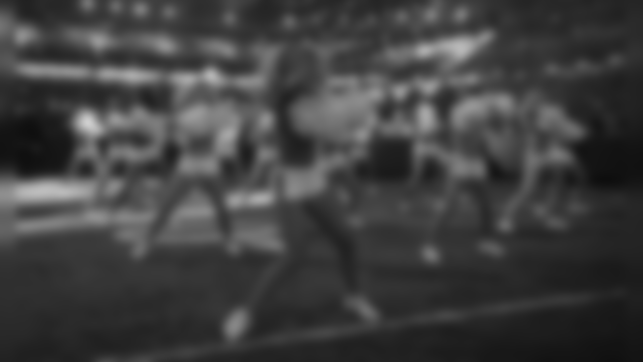 Detroit Lions Cheerleaders during a NFL football game between the Detroit Lions and the Chicago Bears on Thursday, Nov. 22, 2018 in Detroit. (Detroit Lions via AP).