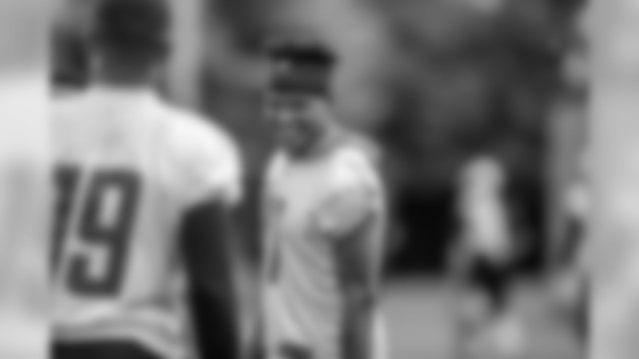 Detroit Lions wide receiver Marvin Jones Jr. (11) smiles during Day 2 of minicamp on Wednesday, June 5, 2019 in Allen Park, Mich. (Detroit Lions via AP)