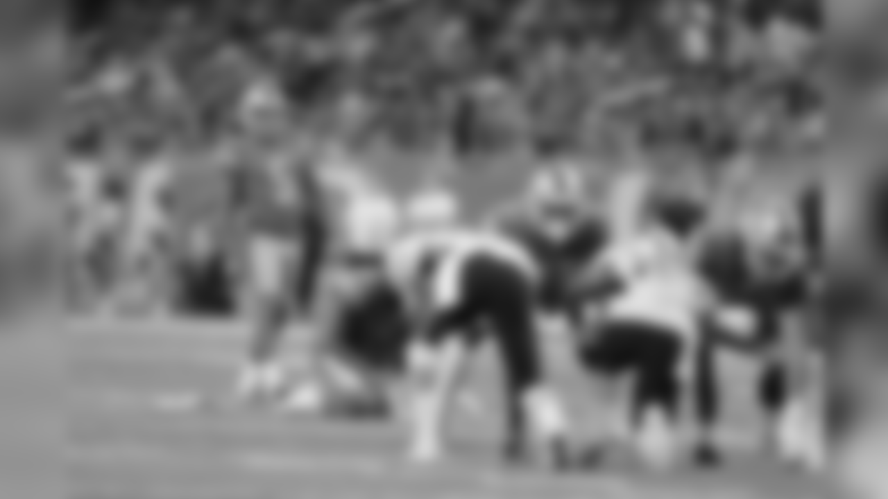 Detroit Lions kicker Matt Prater (5) during a NFL football game against the New England Patriots on Sunday, Sept. 23, 2018 in Detroit. (Detroit Lions via AP).