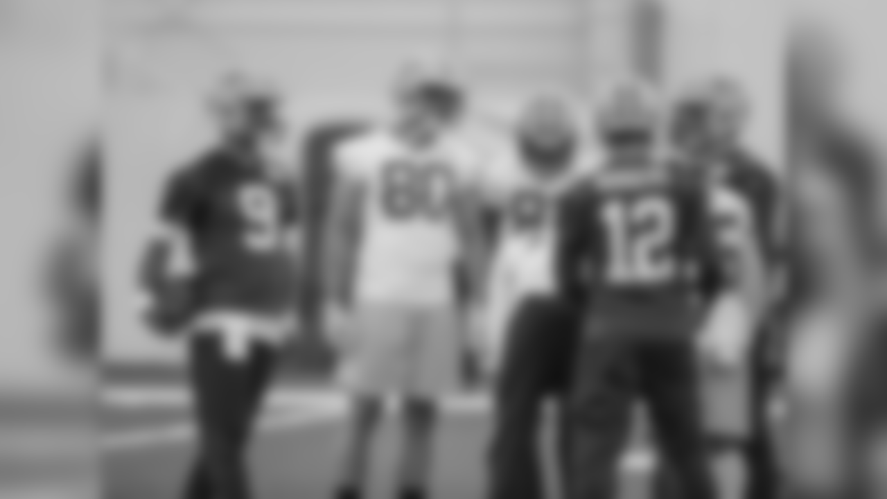 Green Bay Packers during voluntary minicamp inside the Don Hutson Center in Green Bay on Wednesday, April 24, 2019