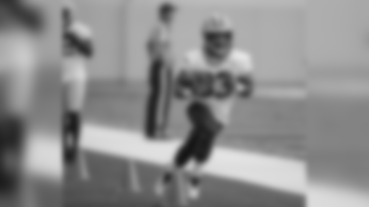 Green Bay Packers during voluntary minicamp inside the Don Hutson Center in Green Bay on Wednesday, April 24, 2019