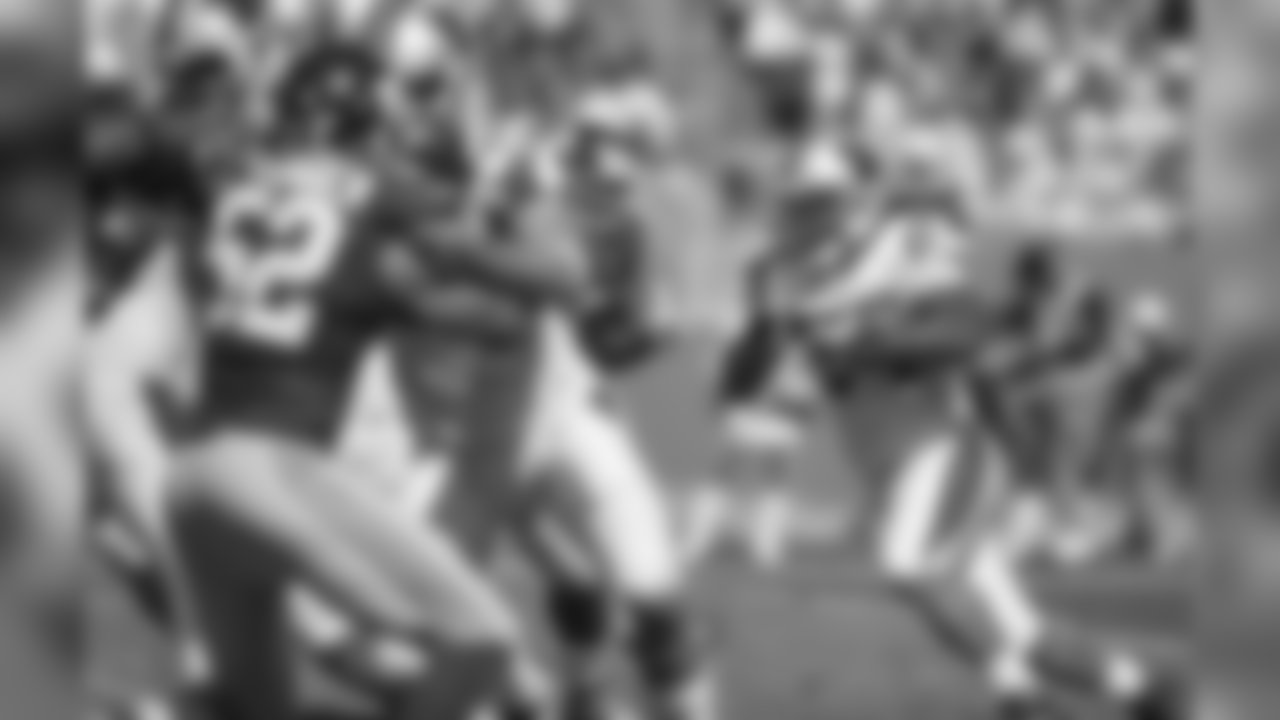 Carolina Panthers play against the New York Giants on Sunday, September 22, 2013.