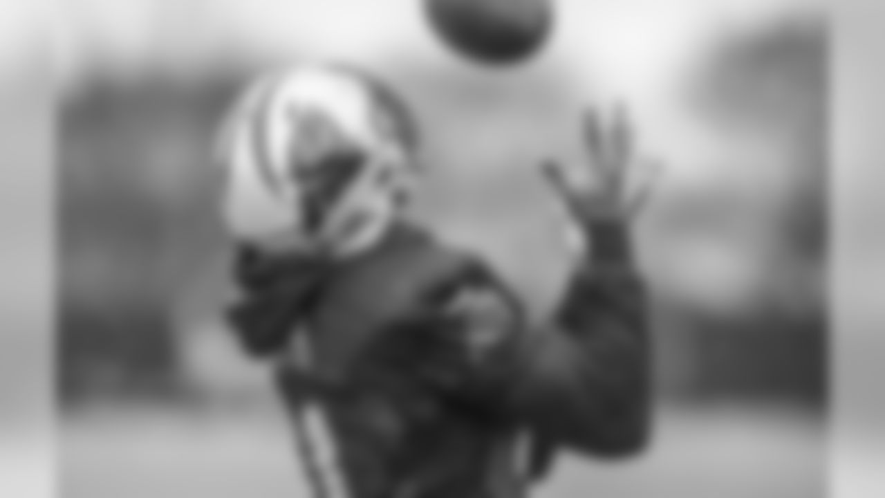 The Panthers practice ahead of their Week 16 game against the Falcons on Thursday, December 20, 2018.