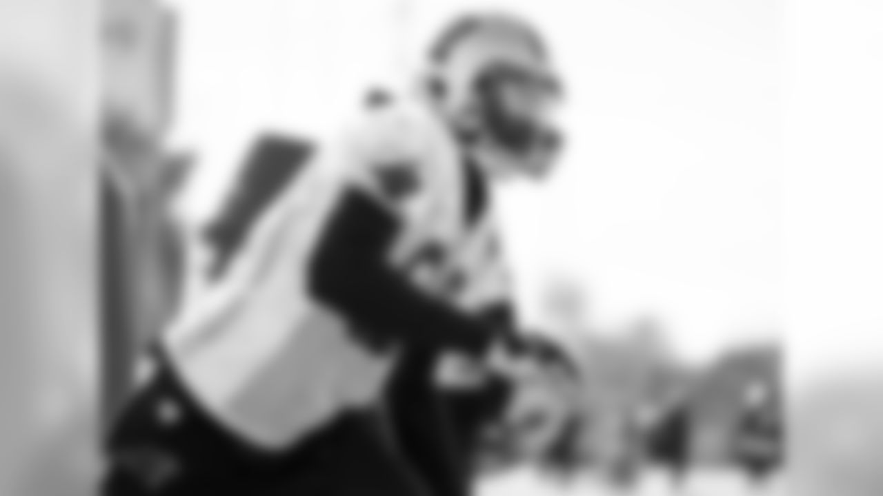 The Carolina Panthers practice for their upcoming game against the Browns on Thursday, Dec. 6, 2018.