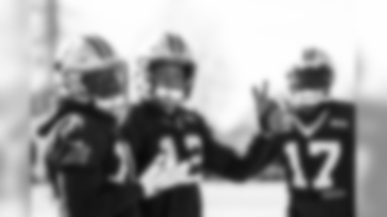 The Carolina Panthers practice for their upcoming game against the Browns on Thursday, Dec. 6, 2018.