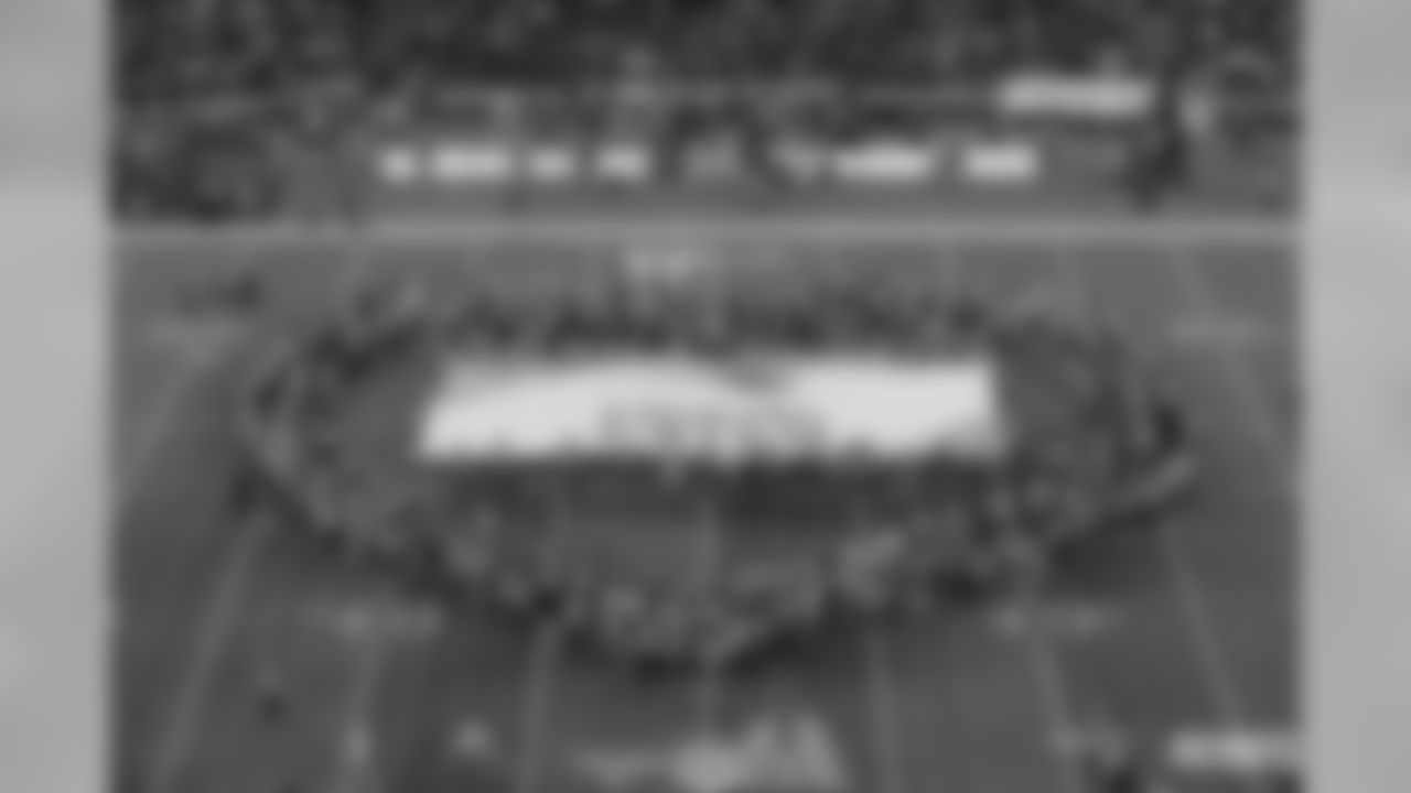 Gillette Stadium honoring cancer survivors