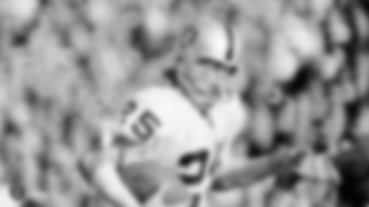 WR Fred Biletnikoff played in 190 games with 160 starts and caught 589 passes for 8,974 yards and 76 TDs. He was named MVP of Super Bowl XI and was later enshrined in the Pro Football Hall of Fame in 1988.