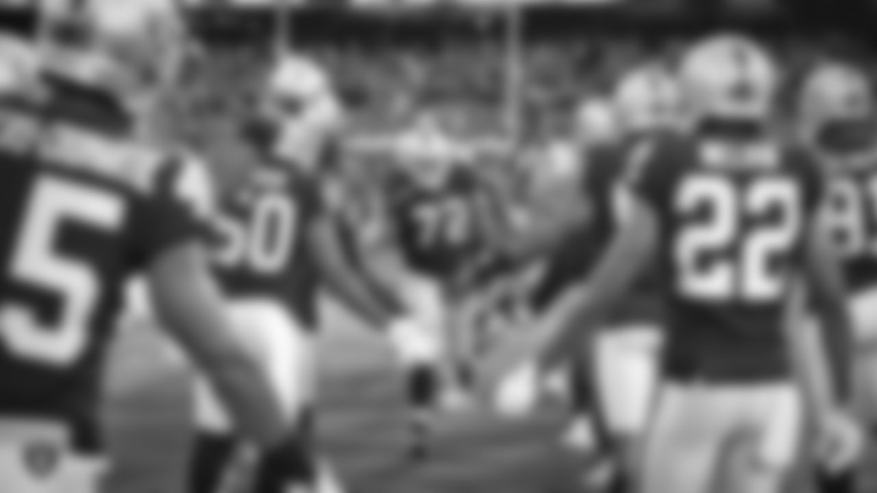 The Oakland Raiders regular season game against the Los Angeles Rams at Oakland-Alameda County Coliseum, Monday, September 10, 2018, in Oakland, California. The Oakland Raiders lost 33-13.