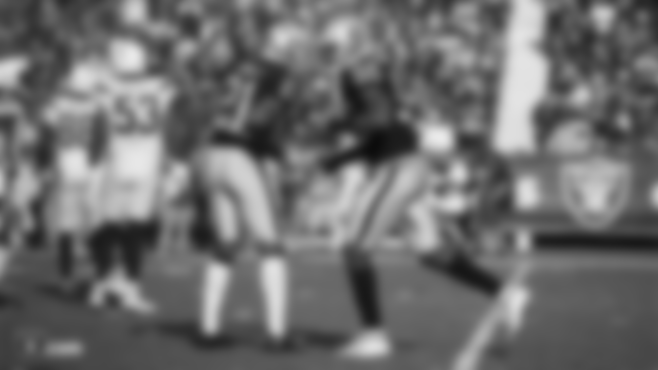 The Oakland Raiders regular season game against the Los Angeles Chargers at Oakland-Alameda County Coliseum, Sunday, November 11, 2018, in Oakland, California.