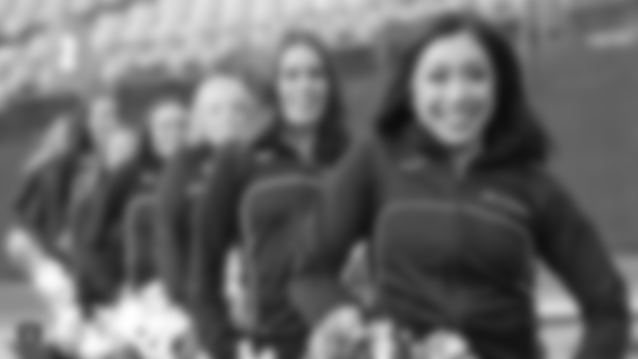 The Raiderettes warm up on the field before the Oakland Raiders game against the Pittsburgh Steelers at Oakland-Alameda County Coliseum, Sunday, December 9, 2018, in Oakland, California. The Oakland Raiders won 24-21.