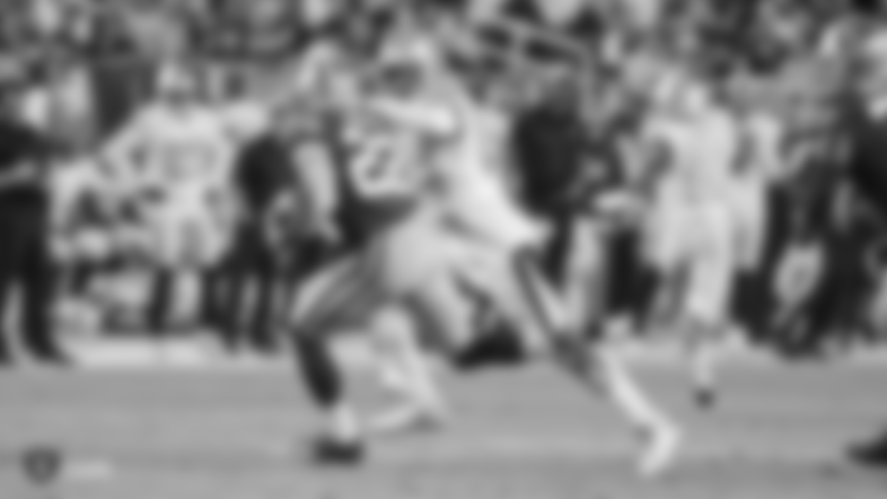 The Oakland Raiders regular season game against the San Francisco 49ers at Levi's Stadium, Thursday, November 1, 2018, in Santa Clara, California.