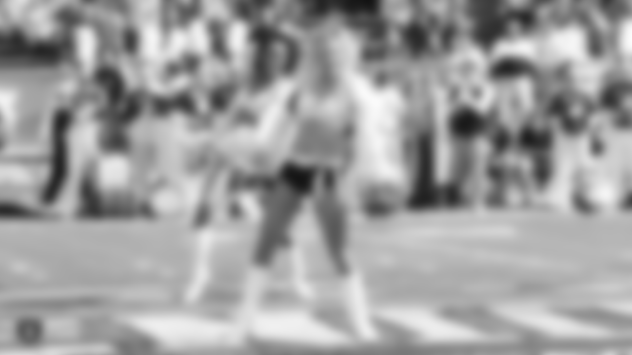 The Raiderettes perform at the 2019 Senior Bowl at Mobile Convention Center, Friday, January 25, 2019, in Mobile, Alabama.