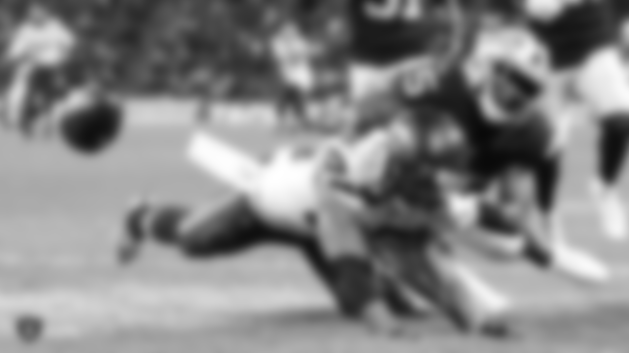 The Oakland Raiders regular season game against the Seattle Seahawks at Wembley Stadium, Sunday, October 14, 2018, in London, England.
