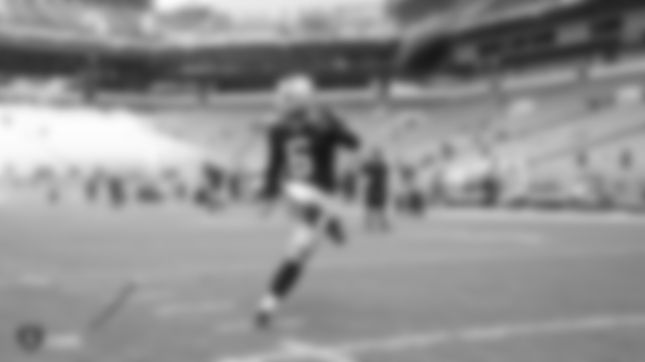 The Oakland Raiders regular season game against the Miami Dolphins at Hard Rock Stadium, Sunday, September 23, 2018, in Miami Gardens, Florida.