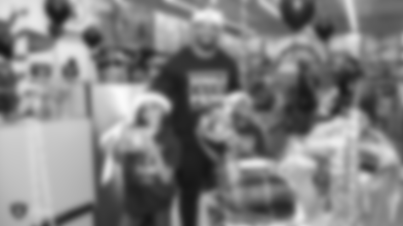 Donald Penn's Shop with a Jock gives 25 kids from the East Oakland Youth Development Center a chance to fulfill their holiday wish list by receiving a $300 Walmart gift card and a chance to go on an shopping spree with Donald Penn at Walmart. Joining Penn are Kelechi Osemele, Cameron Hunt, Brandon Parker, Jamar McGloster, Johnny Townsend, Ryan Yurachek, Darren Waller, Paul Butler and Clinton McDonald.