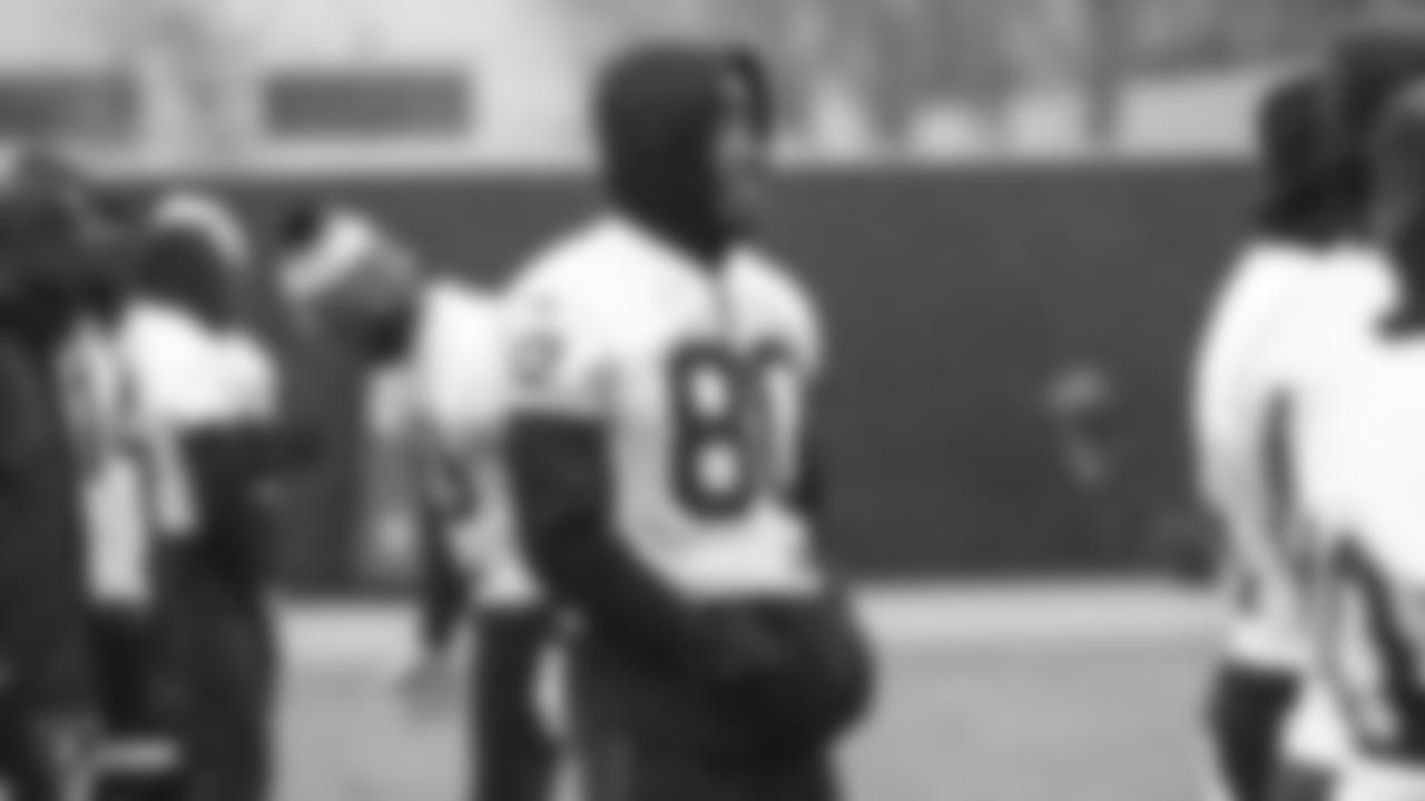 Oakland Raiders wide receiver Saeed Blacknall (80) on the field for practice at the Oakland Raiders Practice Facility, Friday, November 23, 2018, in Alameda, California.