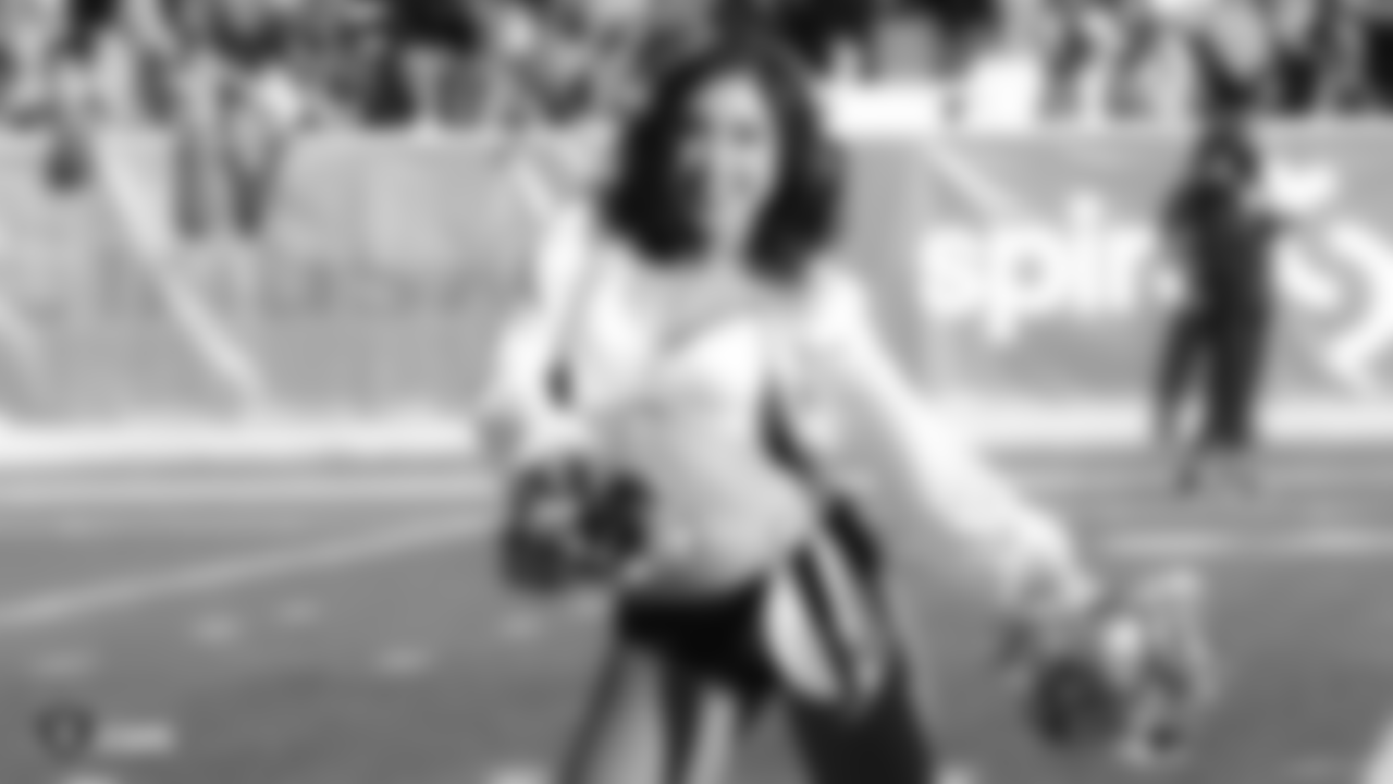 The Raiderettes perform at the 2019 Senior Bowl at Mobile Convention Center, Friday, January 25, 2019, in Mobile, Alabama.