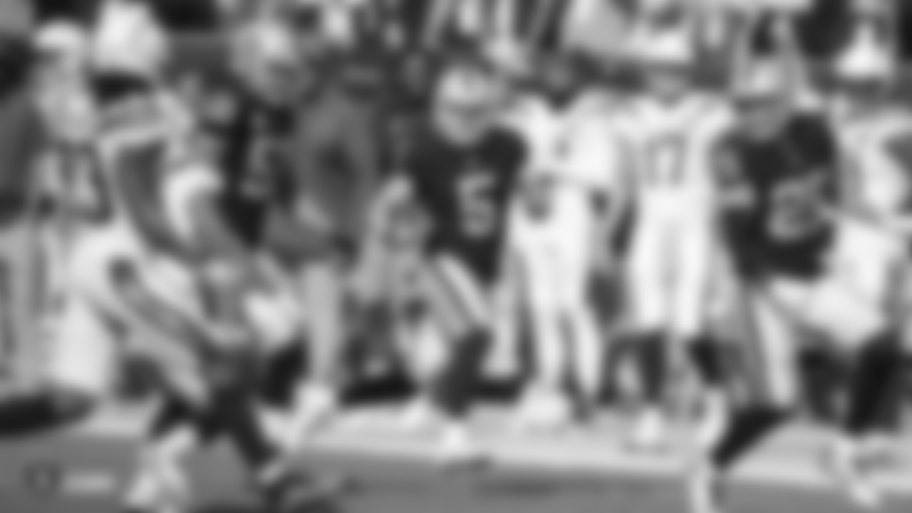 The Oakland Raiders regular season game against the Los Angeles Chargers at Oakland-Alameda County Coliseum, Sunday, November 11, 2018, in Oakland, California.