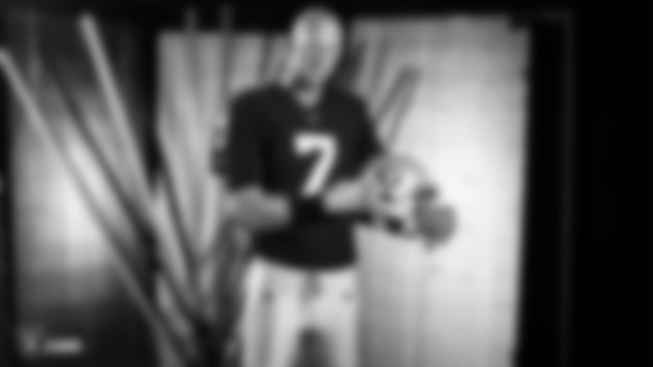 Behind the scenes from the Oakland Raiders media day, Monday, June 10, 2019, at the the Oakland Raiders Practice Facility in Alameda, Calif.
