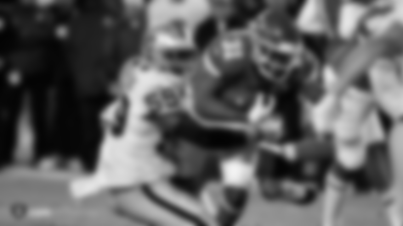 The Oakland Raiders regular season game against the Kansas City Chiefs at Arrowhead Stadium, Sunday, December 30, 2018, in Kansas City, Missouri.