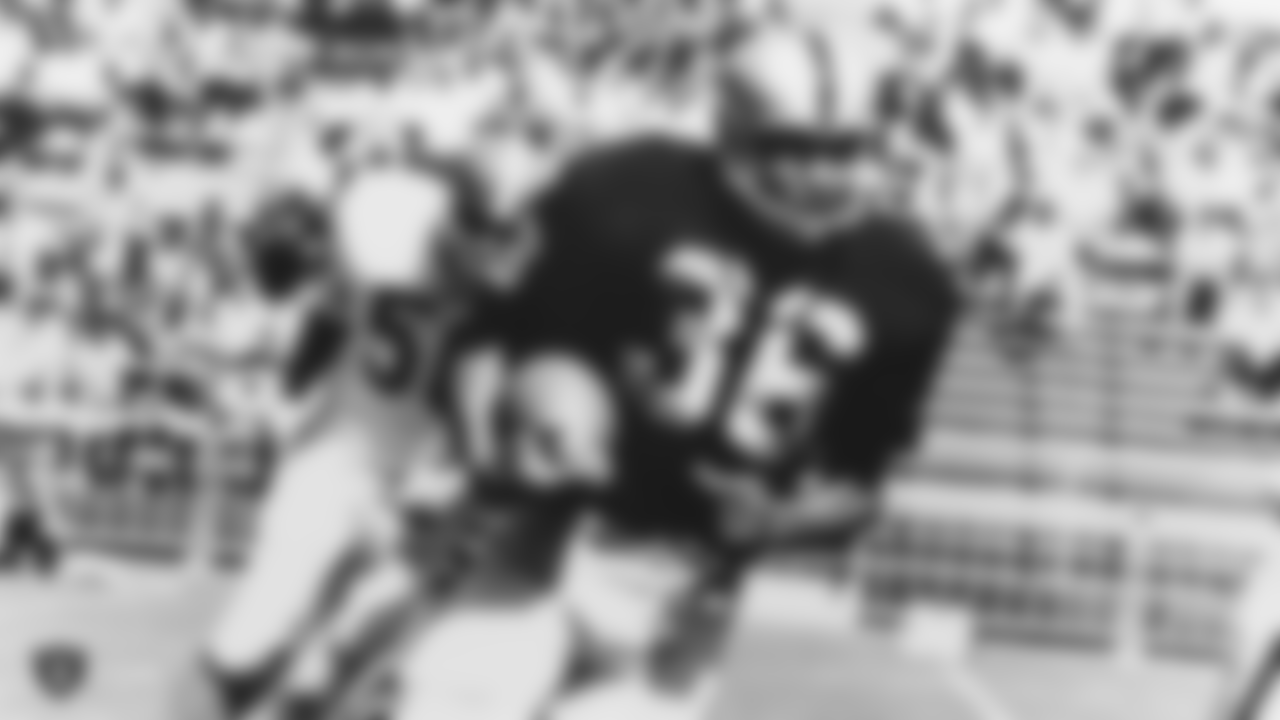 Clem Daniels played in 87 games as a Raider, running for 5,103 yards on 1,133 carries with 30 touchdowns.