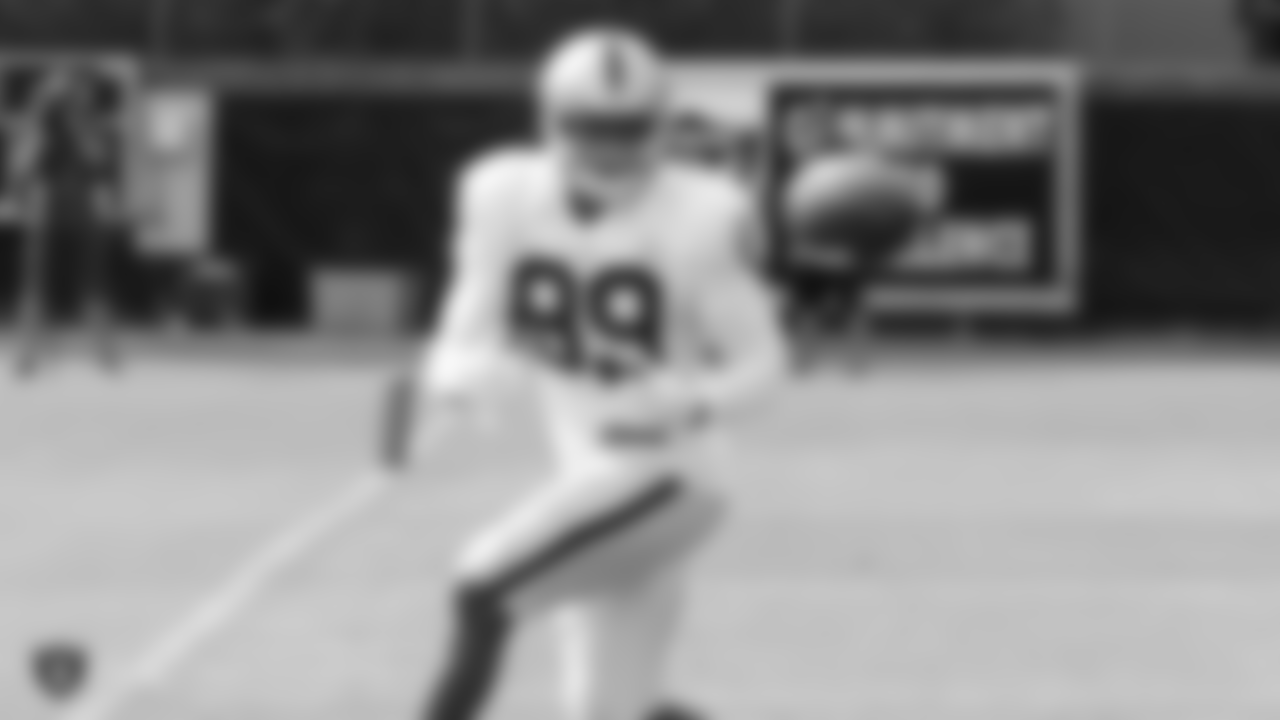 Oakland Raiders wide receiver Amari Cooper (89) on the field for practice at 2018 Training Camp at The Oakland Raiders Napa Valley Training Complex, Wednesday, August 1, 2018, in Napa, California.
