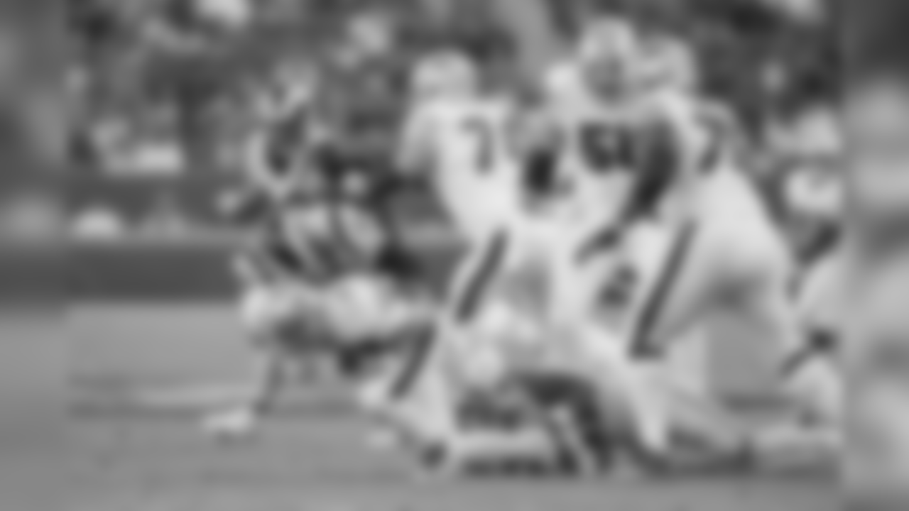 Defensive tackle (99) Aaron Donald of the Los Angeles Rams sacks quarterback (3) CJ Bethard of the San Francisco 49ers during the Rams 39-10 victory over the 49ers in a Week 7 NFL football game, Sunday, October 21, 2018, in Santa Clara, CA. (Jeff Lewis/Rams)