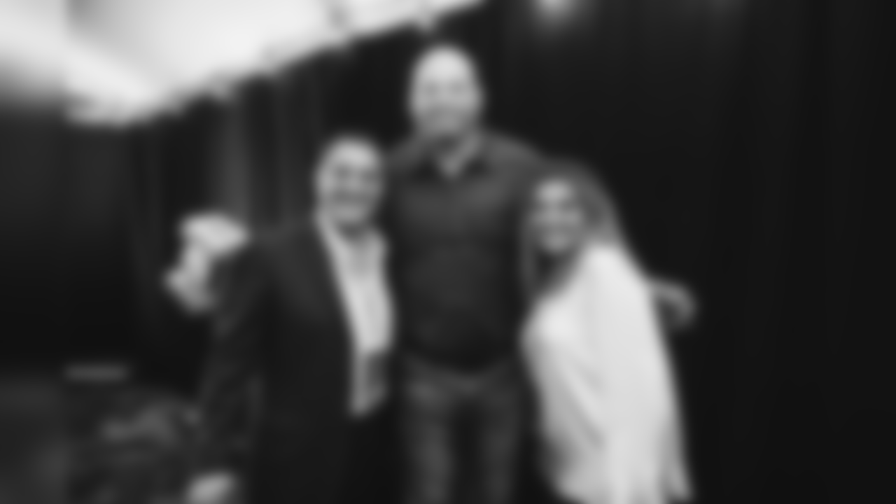 Los Angeles Rams offensive tackle Andrew Whitworth (77) attends the Night for Wishes event at the North Ranch Country Club in Westlake Village, Calif on October 8th, 2018 (Hiro Ueno/Rams).