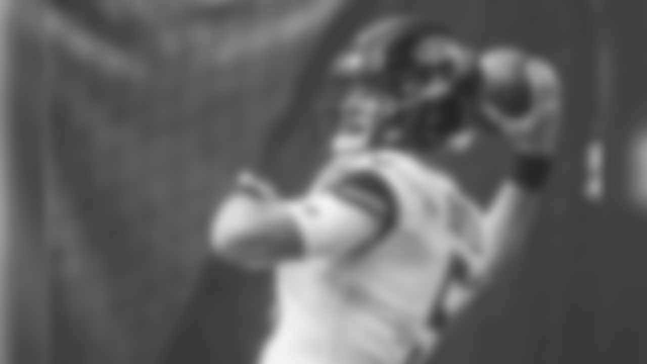Jacksonville Jaguars quarterback Blake Bortles warms up before an NFL preseason football game against the Minnesota Vikings, Saturday, Aug. 18, 2018, in Minneapolis. (AP Photo/Jim Mone)