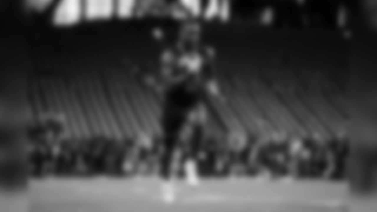**Deebo Samuel, South Carolina**
Samuel was a gritty receiver in college who proved his speed at the Combine, running the 40-yard dash in 4.48 seconds.