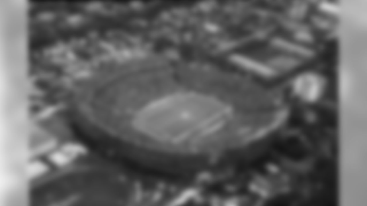 An aerial view of Tulane Stadium, in New Orleans, Louisiana during Super Bowl IX on January 12, 1975. Super Bowl IX - Pittsburgh Steelers vs Minnesota Vikings - January 12, 1975 (AP Photo/NFL Photos)