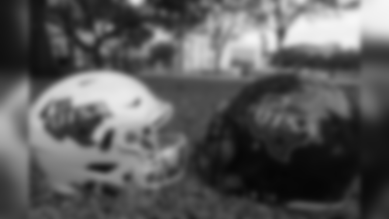 Detail of the University of Texas at San Antonio (UTSA) football helmets Wednesday Jan. 9, 2019 at the university.
(Photo By Edward A. Ornelas)