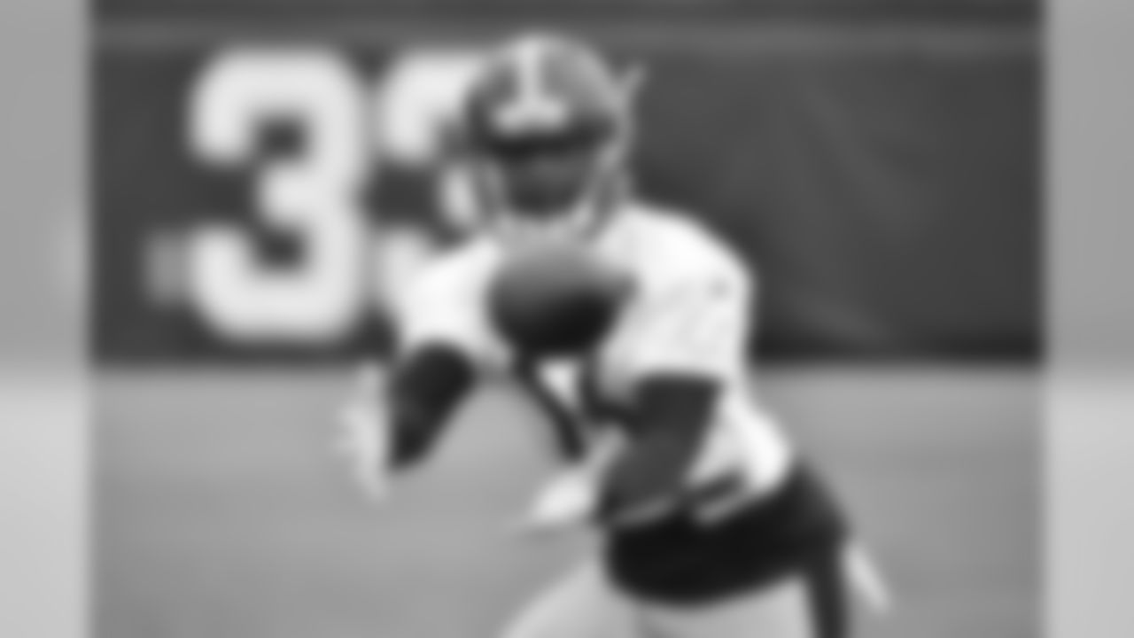 The Pittsburgh Steelers rookies practice at the UPMC Rooney Sports Complex.