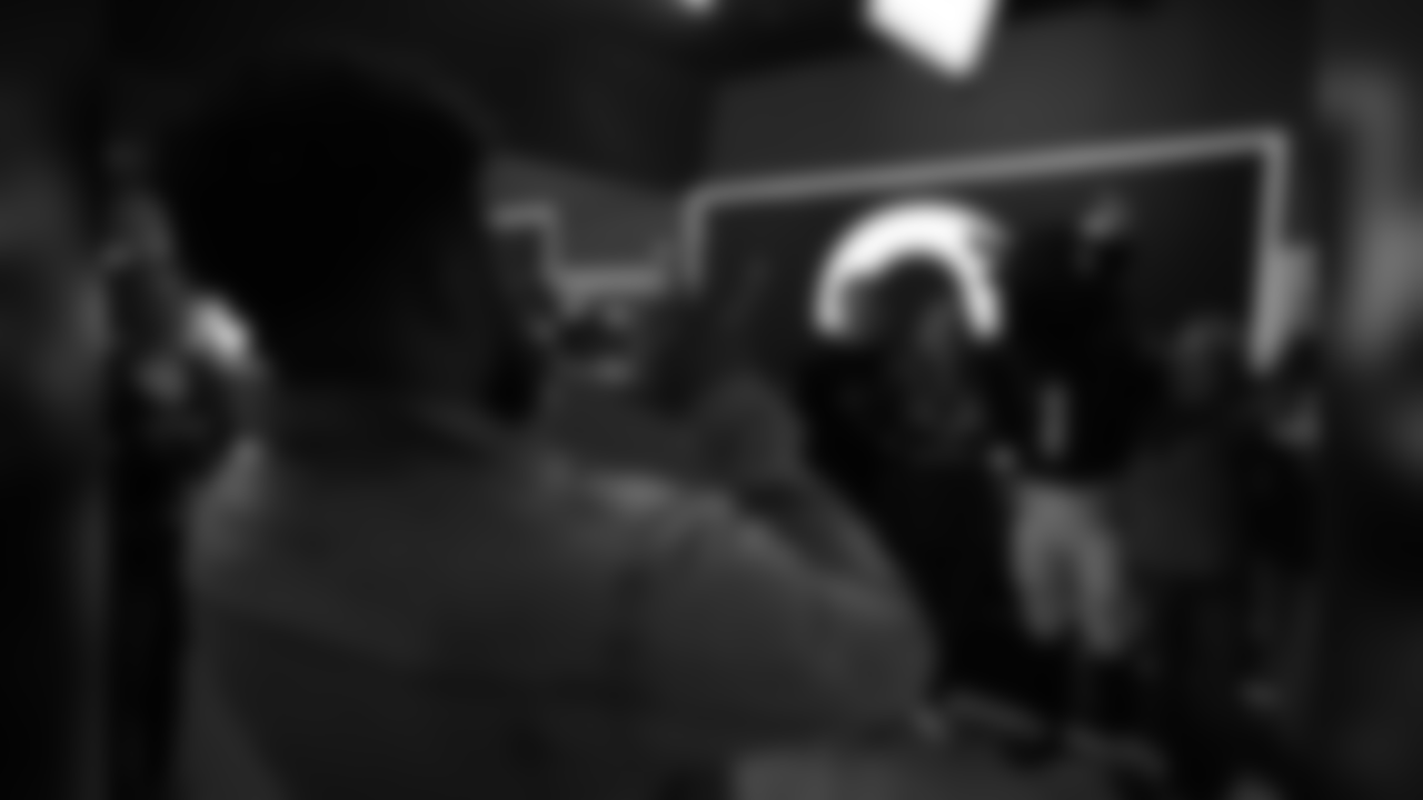 A Jan. 3, 2019 image of Texans TACT members attending a playoff party at Bowlmor.