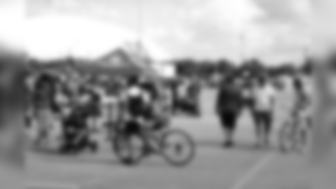 An image from the April 28, 2019 KidsÕ Triathlon at NRG Stadium in Houston, TX.