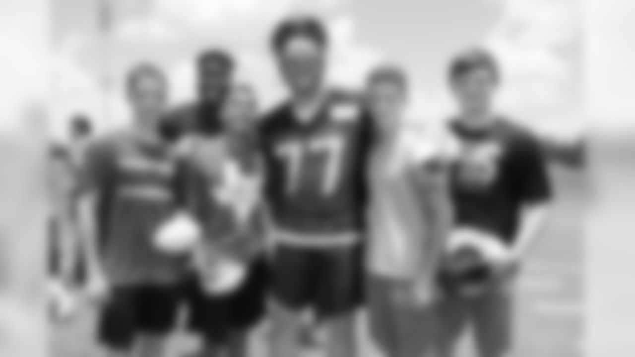 Santa Fe High School football team visit the Houston Texans after mini camp on Tuesday, June 12, 2018 at the Texans Methodist Training Center
